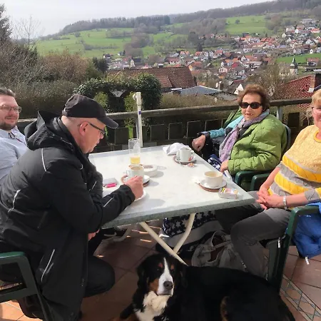 Vendégház Cafe Sonnenkanzel Staatsbad Brückenau